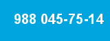 988 045-75-14 988 045-75-14